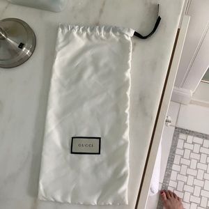 Silk Authentic Gucci Shoe Bag